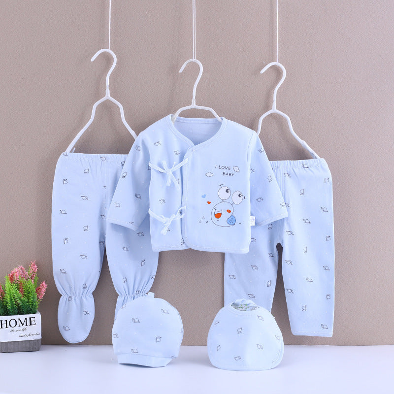 Cotton Baby Clothing Spring And Summer Underwear Set