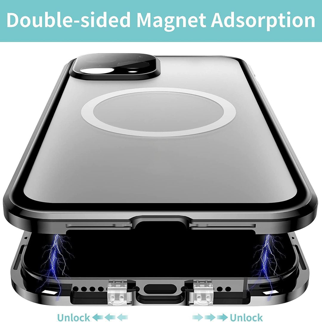 Cubierta protectora de hebilla de tarjeta magnética HD Case de teléfono Magnetic King universal