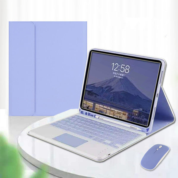 Kompatibel mit Apple, Neues iPad10.9 Bluetooth -Tastatur -Schutzabdeckung 10.2 Air4 Touch -Tastatur Pro11 Zoll Lederhülle