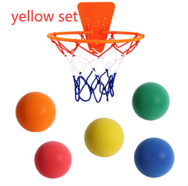 Silent de înaltă densitate spumă sport cu bilă interioară mută baschet moale minge elastic pentru copii jocuri sportive