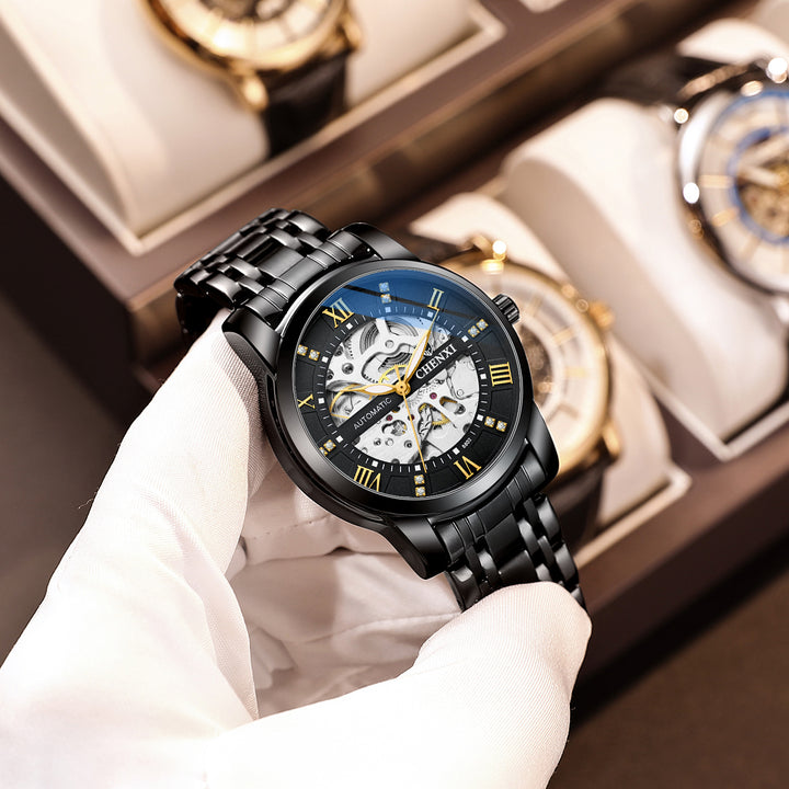 Heren Hollow Automatic Mechanical Watch