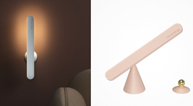 Odczyt lampy stołowej kreatywna geometryczna lampa biurka bezprzewodowa lampa ścienna wielofunkcyjne ssanie magnetyczne małe nocne światło
