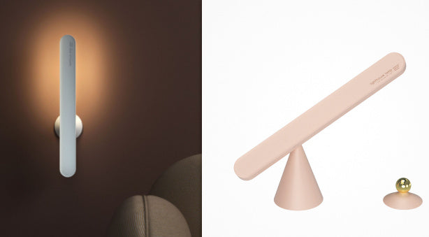 Lampa de masă de citire lampă de birou creativă lampă de perete wireless de aspirație magnetică multifuncțională Lumina de noapte mică