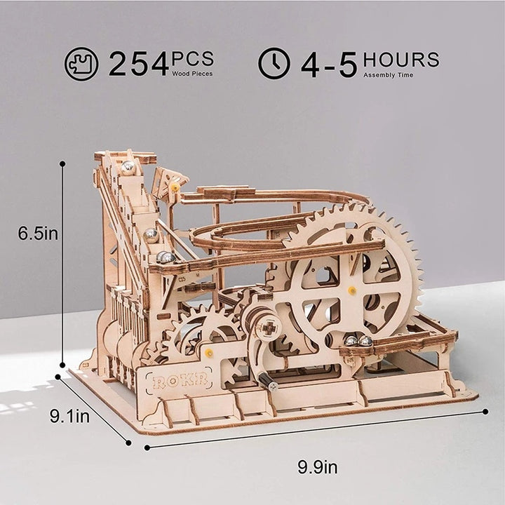 3D DIY houten puzzel achtbaan speelgoed voor kinderen