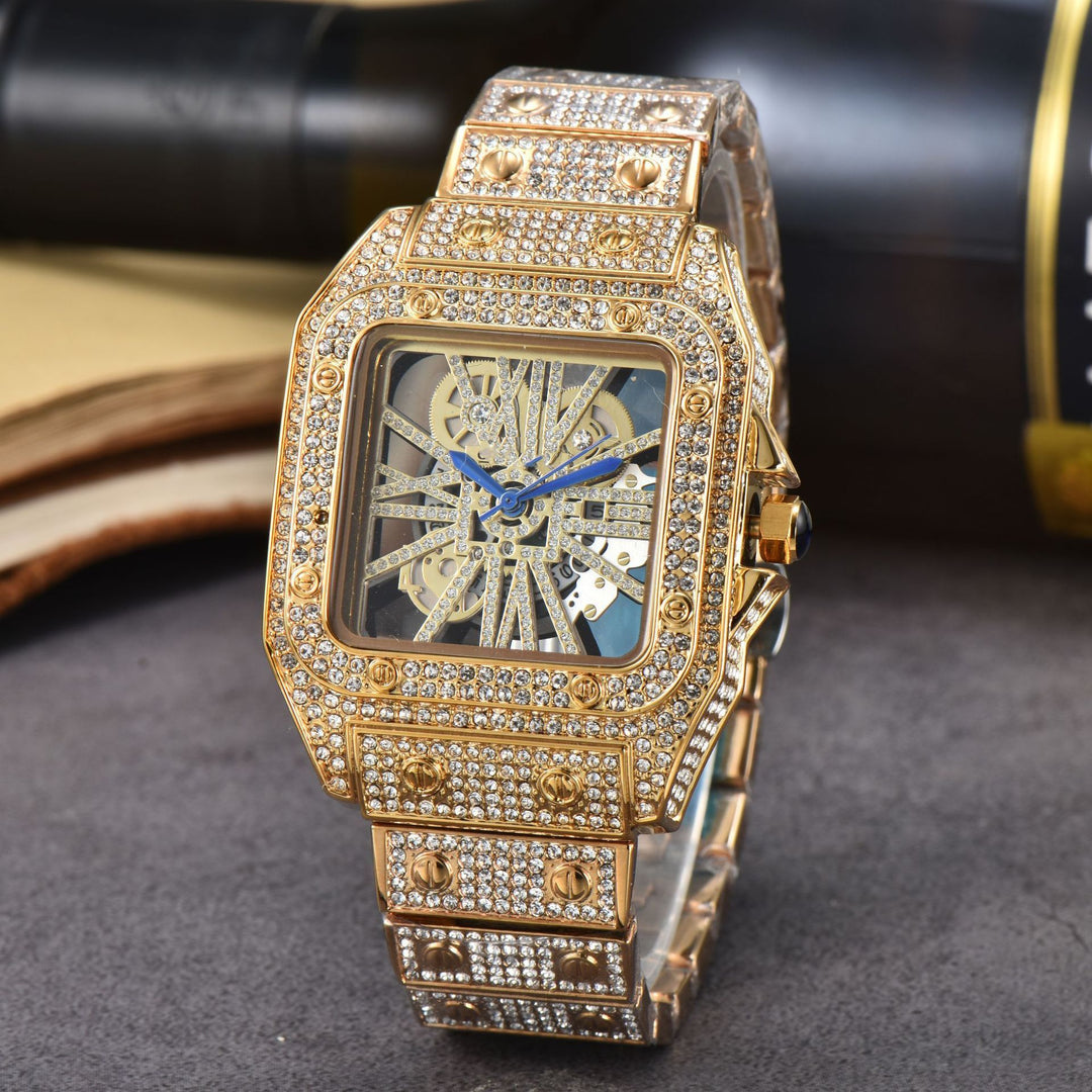 Dames Diamond Fashion Steel Strap Watch