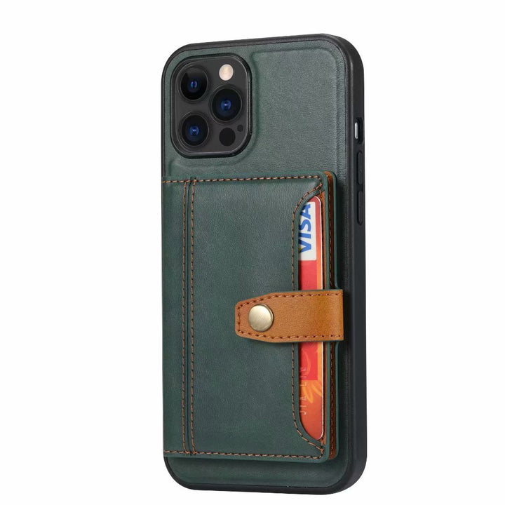 Fashion Personality Mobile Phone Card Leather Case
