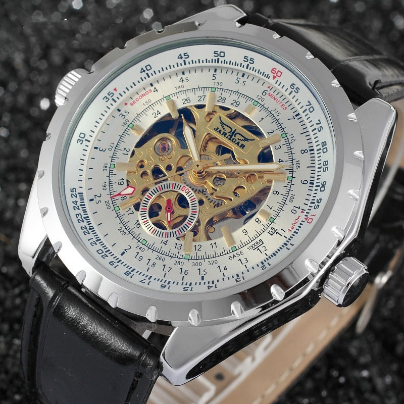 Business Casual Pustule Puste-Out Large Automatic Mechanical Watch