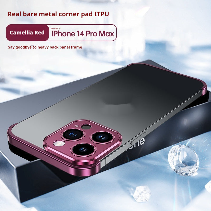 Metall Corner Pad Phone Case Anti-Fall Frameless Protection