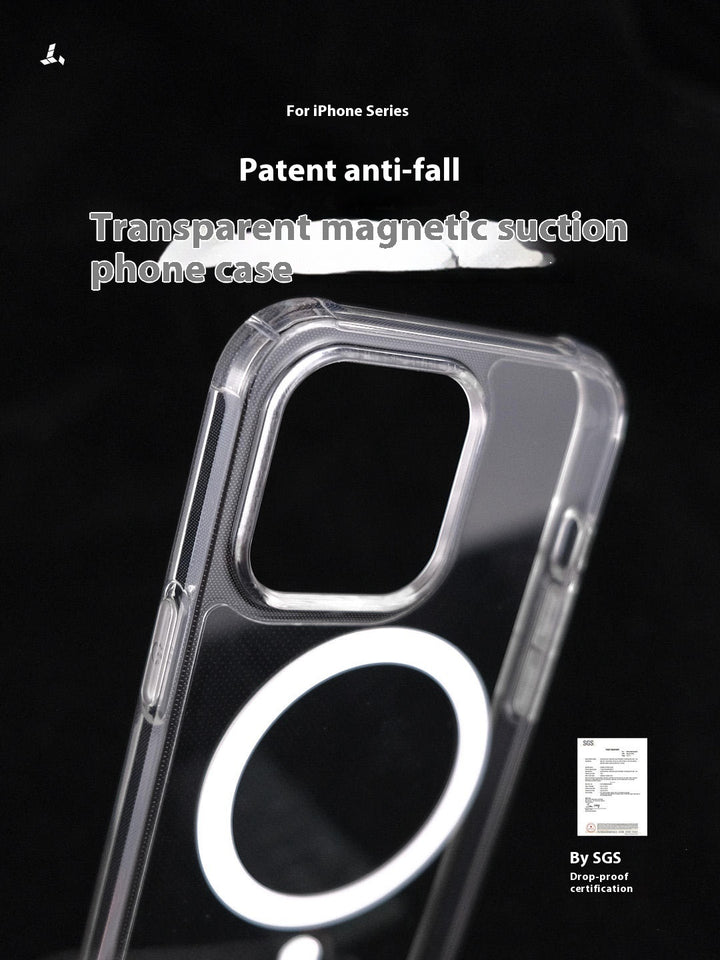 Matte transparente magnetische Telefonhülle All inklusive