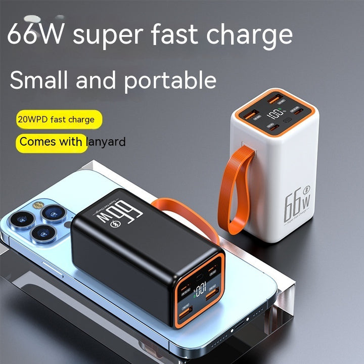 PD66W Fast Charge 20000 Ma stor kapasitet Mobil strømforsyning