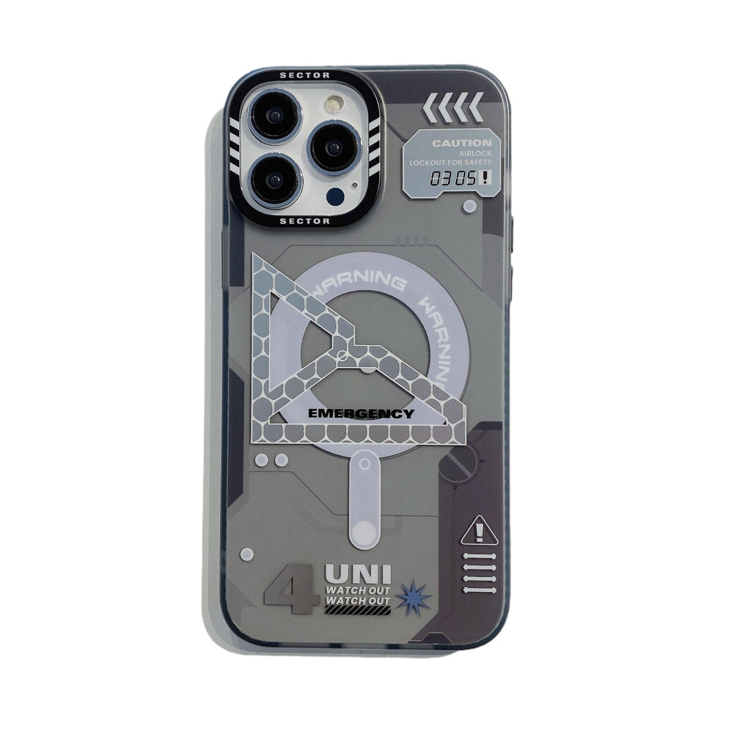 Unbounded Magnetic Suction Suitable For 15Promax Phone Case Frosted Drop-resistant