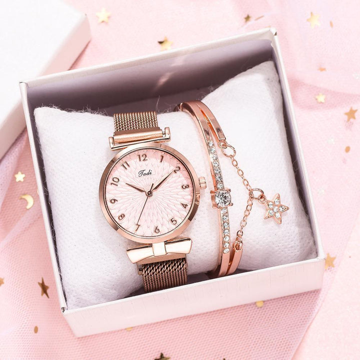 Pulsera de reloj de aleación digital para mujeres