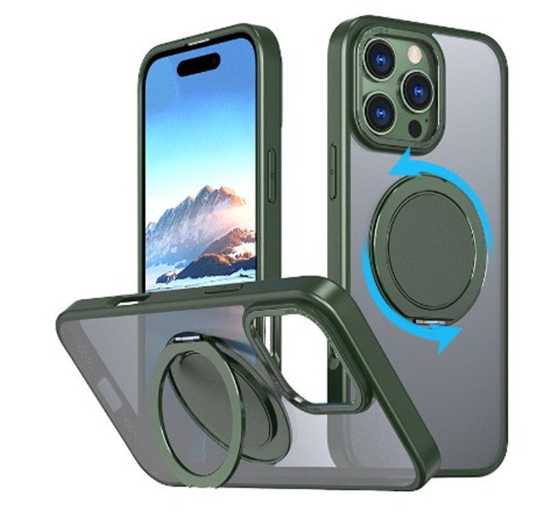 Suport rotativ Magnetic Transparent 360 cu carcasă telefonică rezistentă la picătură Fulcrum