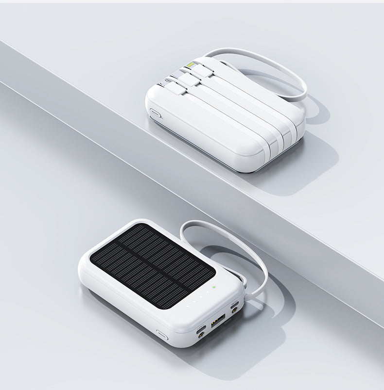 Unitate de încărcare solară cu cablu de cablu portabil de mare capacitate de mare capacitate mobilă