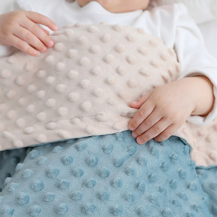 Cobertor de bebê para meninas Super macio camada dupla com cobertor de bebê macio de apoio pontilhado com berçário de berçário de apoio pontilhado, cobertores infantis, meninos que recebem cobertor para criança