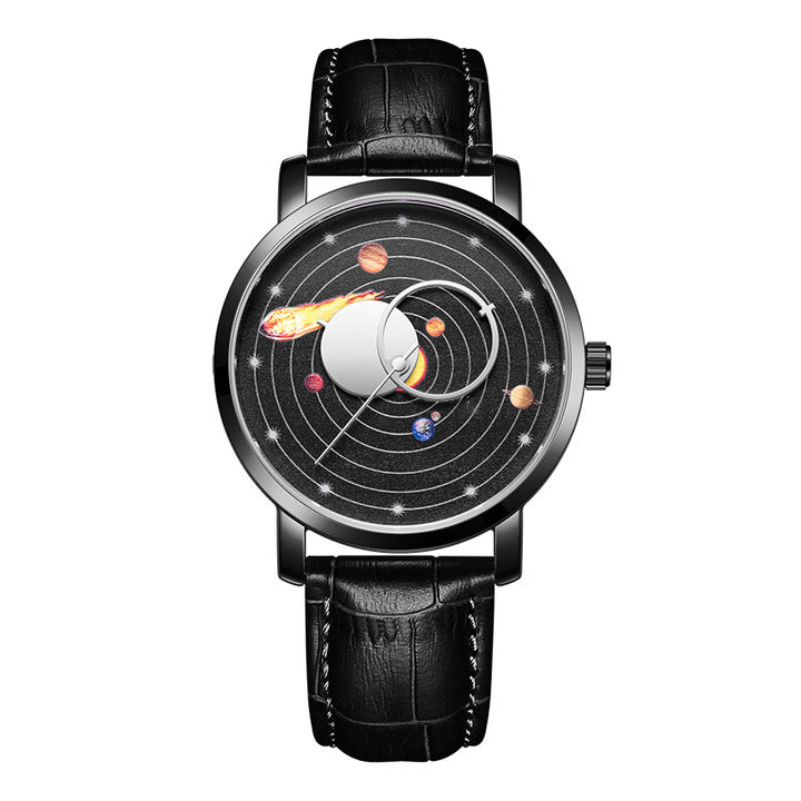 Klassieke kleine en eenvoudige casual kwarts lederen horlogeband trend Watrproof horloge