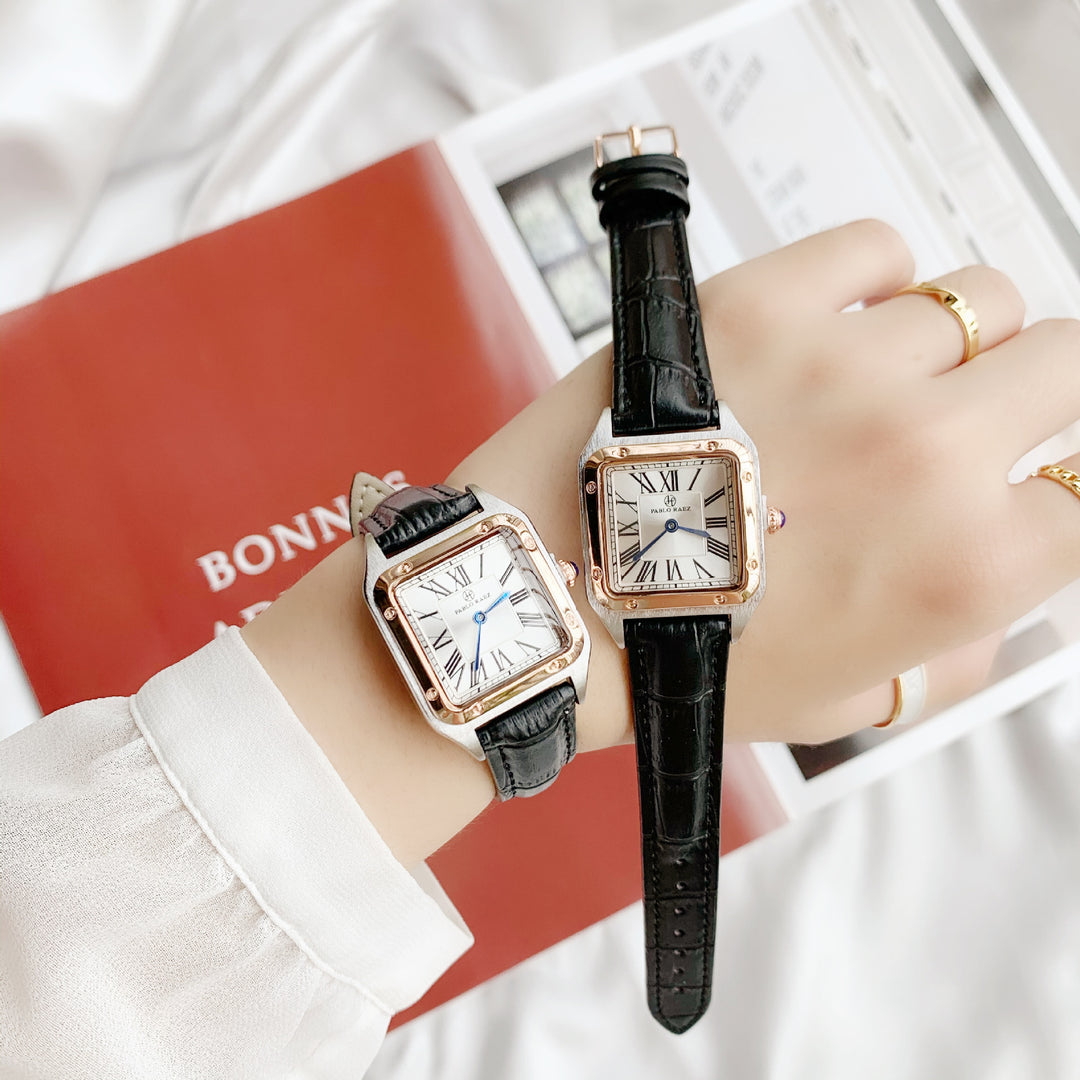 Nouvelle mode Luxury Luxury Sweet Style Watch Square