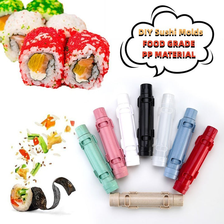 Mutfak DIY Sushi Yapım Makine Suşi Aracı Suşi Maker Hızlı Sushi Bazuka Japon Rulo Pirinç Et Küf Bento Aksesuarları