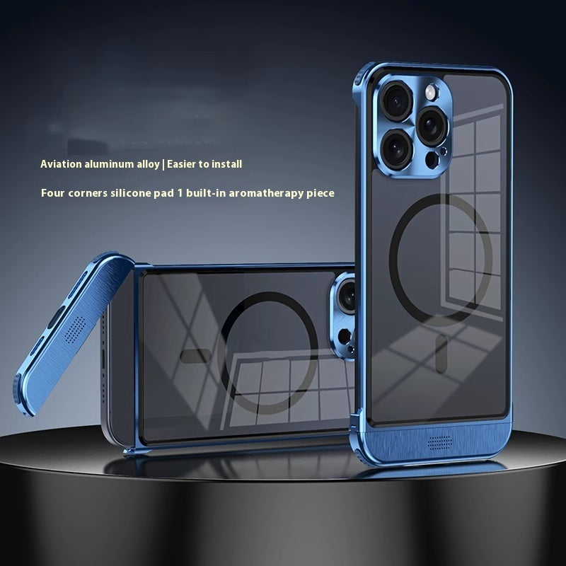 Simple And Breathable Metal Frame Phone Case