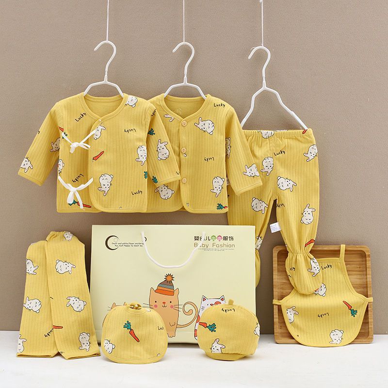 Чист памучен бебешки дрехи пролет и есента на лятото на деца подаръчна кутия