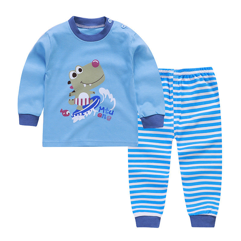 Pijamale de toamnă și iarnă, haine de toamnă pentru bebeluși, pantaloni lungi, haine de casă pentru fete, mâneci lungi