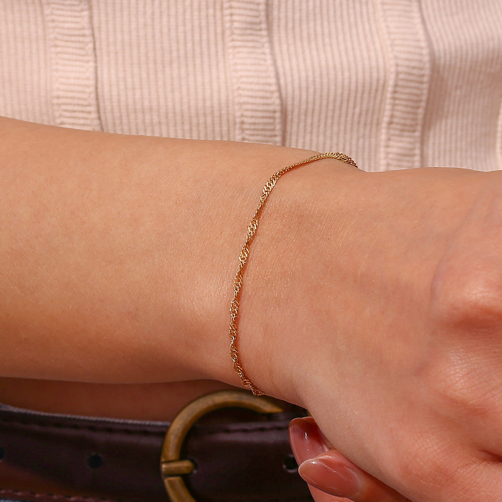 Mode d'intérêt spécial luxe et simplicité Collier de cou collier Bijoux de bracelet
