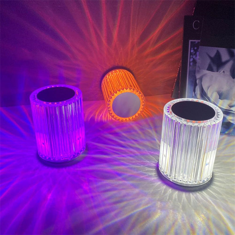 Ambiente de mesa de la lámpara de cristal Atmósfera Línea creativa de lámparas LED de lámpara de noche pequeña