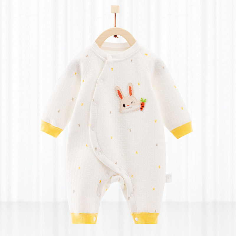 Cotton Clipe Térmico Onesie de seda recém -nascidos roupas de bebê