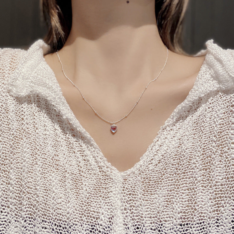 Collar de amor de ensueño de gradiente para mujeres simples