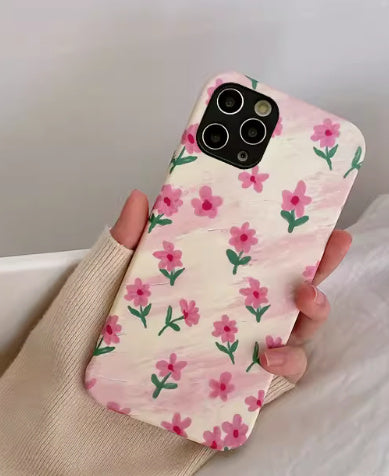 Simple Foundation Make-Up Floral Mobile Telephone Case