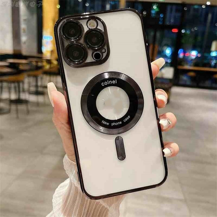 All-inclusive Lens Transparent Plating Phone Case