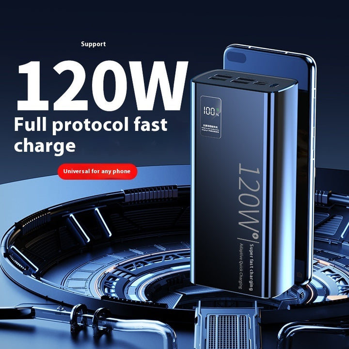 PD120W Super Fast Charge Power Bank 20000 mA Capacitate mare Typec Typec în două sensuri
