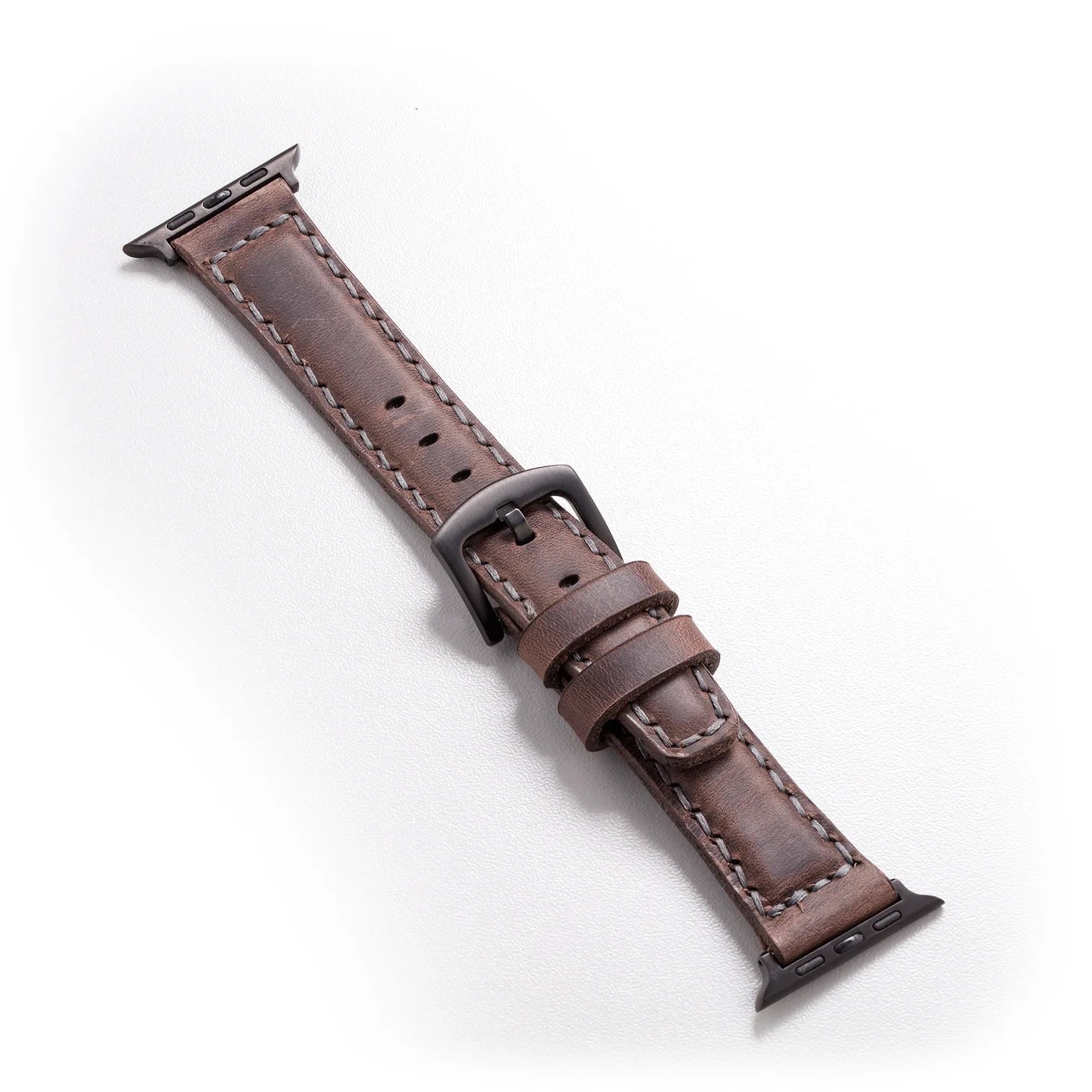 Apple Watch 8 45 MM Handmade Leather Band Strap Brown Light