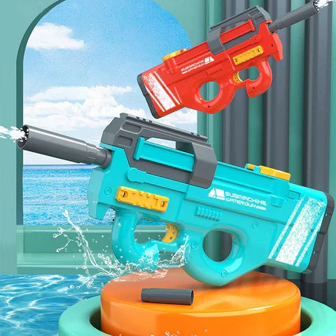 جديد P90 مدفع المياه الكهربائية عالية التقنية لعب الاطفال في الهواء الطلق حمام سباحة الشاطئ سعة كبيرة الصيف هلام التفجير مدفع المياه للبالغين