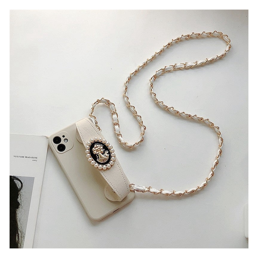 Wrist Strap Crossbody Chain Protective Case For Mobile Phones