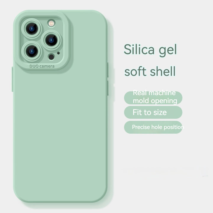 Vloeibare siliconen anti-fall mobiele telefoon hoes beschermende dekking
