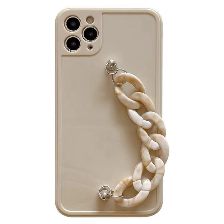 Caixa de telefone com moldura fotográfica da corrente de mármore