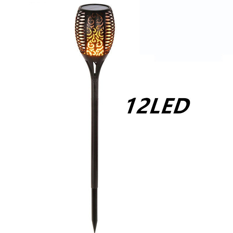 Solar Flame Flimande Garden LED Light IP65 Outdoor Solar Tiki Torch Light Spotlights Landscape Decoration LED Lamp