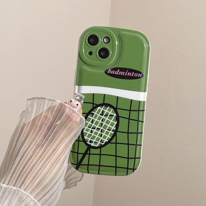 Étui de téléphone de support de badminton créatif personnalisé