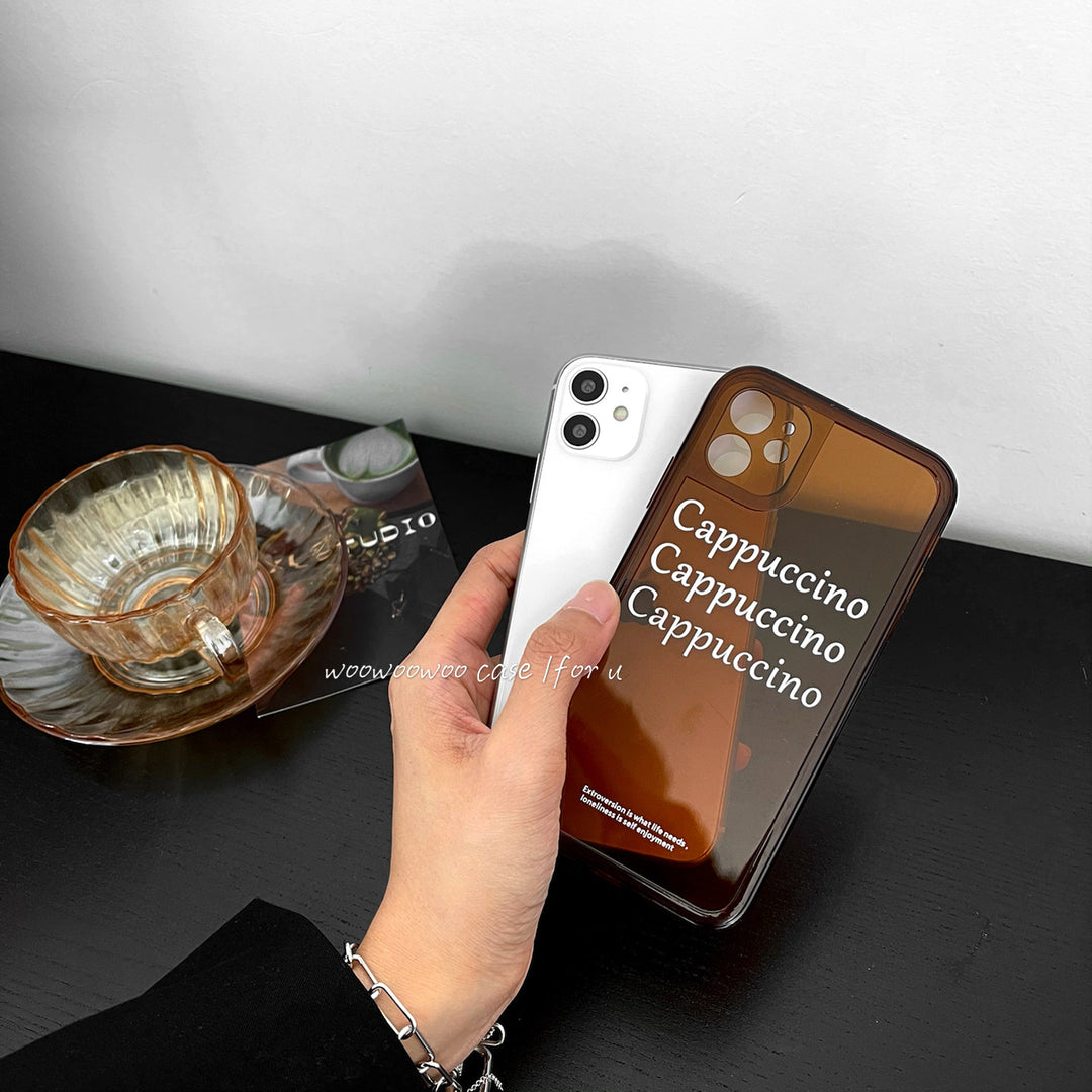 Xiaohongshu Retro Caramelo Color Caja de teléfono protector