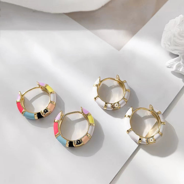 Women's Fashion Temperament Rainbow Earrings