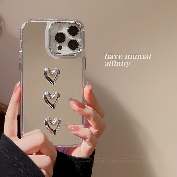 Ins Style 14promax Electroplated Mirror Phone Case