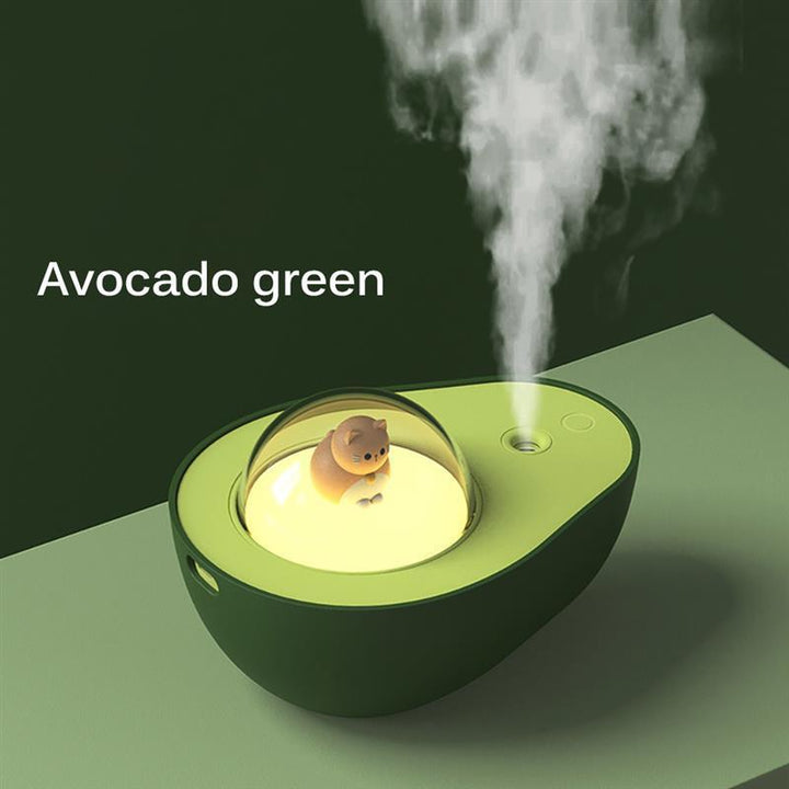 Avocado Mini -Spray -Luftbefeuchter USB -Ladung Nachtleuchte tragbares Nebelsprühgerät für Heimauto