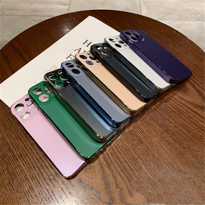 Electroplating All-inclusive Frosted Phone Case