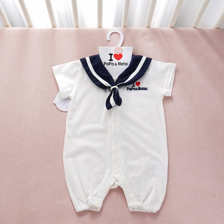 Ropa de bebé de estilo azul marino ropa recién nacida para bebés
