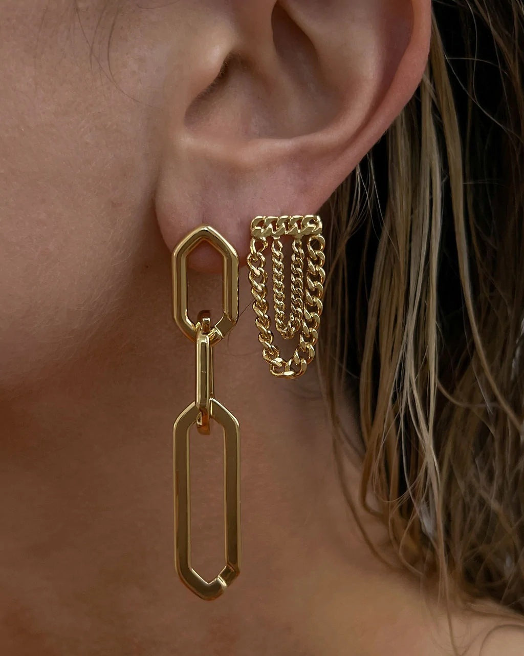 Women's Titanium Steel Trendy All-match Earrings