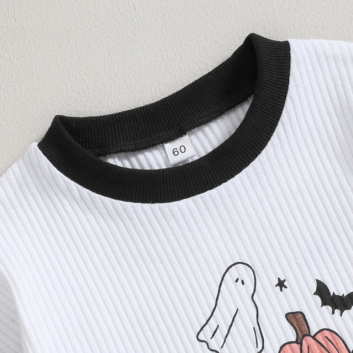 Осенняя рубашка для детской рубашки на Хэллоуин