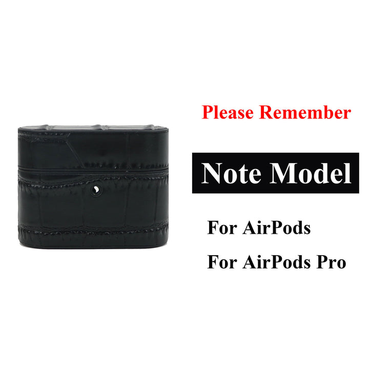 Läderuppsättning Bluetooth Earphone Protective Cover Mobiltelefonfodral
