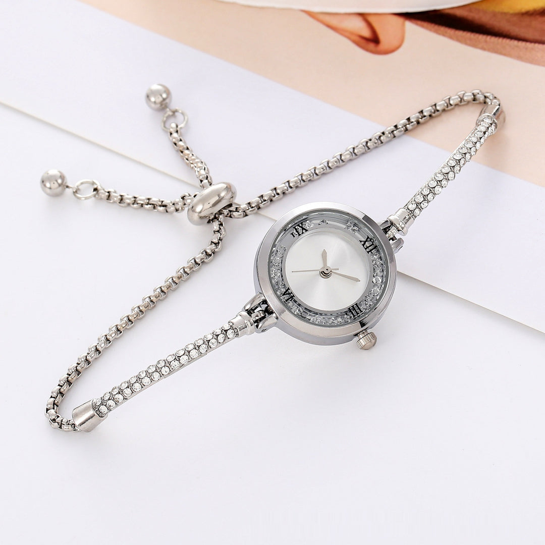 Fashion Diamond Round Women's Quartz Uhr