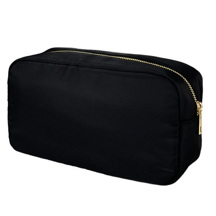 Fashionable Large Capacity Portable Zipper Waterproof Nylon Makeup Bag